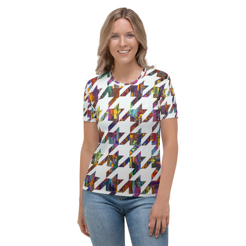 What Came First, Galaga or Houndstooth Women's T-shirt